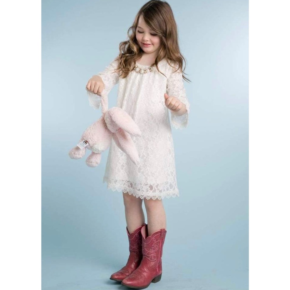 Petite Adele lace dress